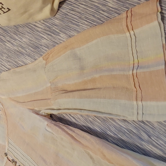 Lilka Ladies blouse cotton and linen - Picture 5 of 7